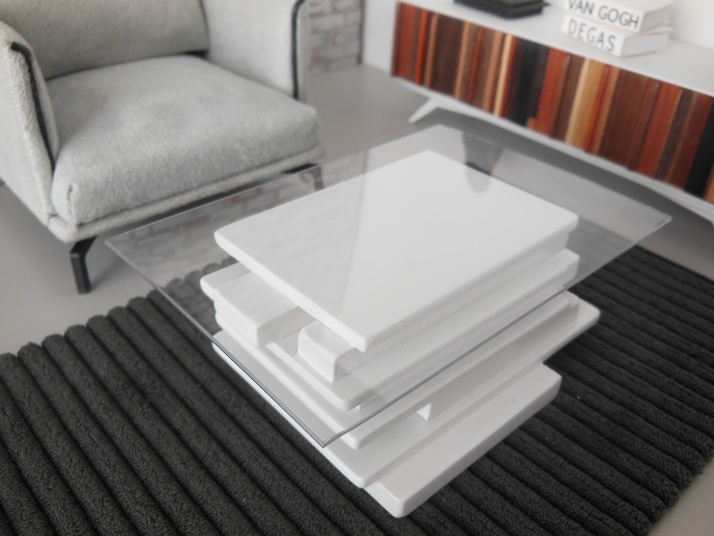 STAX Coffee Table in White