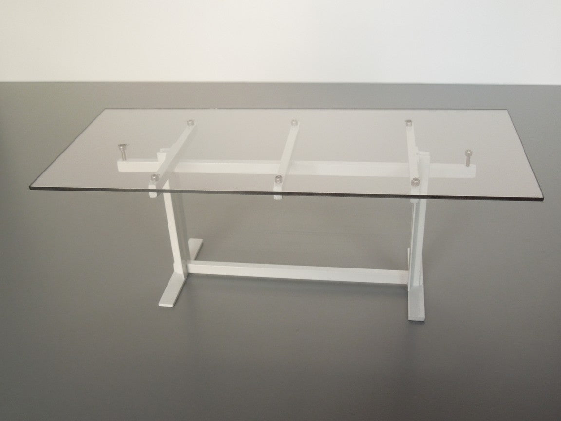 Trellis Dining Table in White