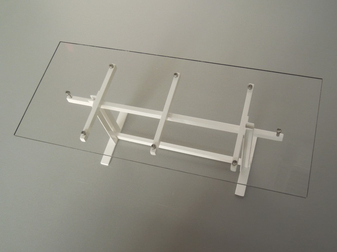 Trellis Dining Table in White