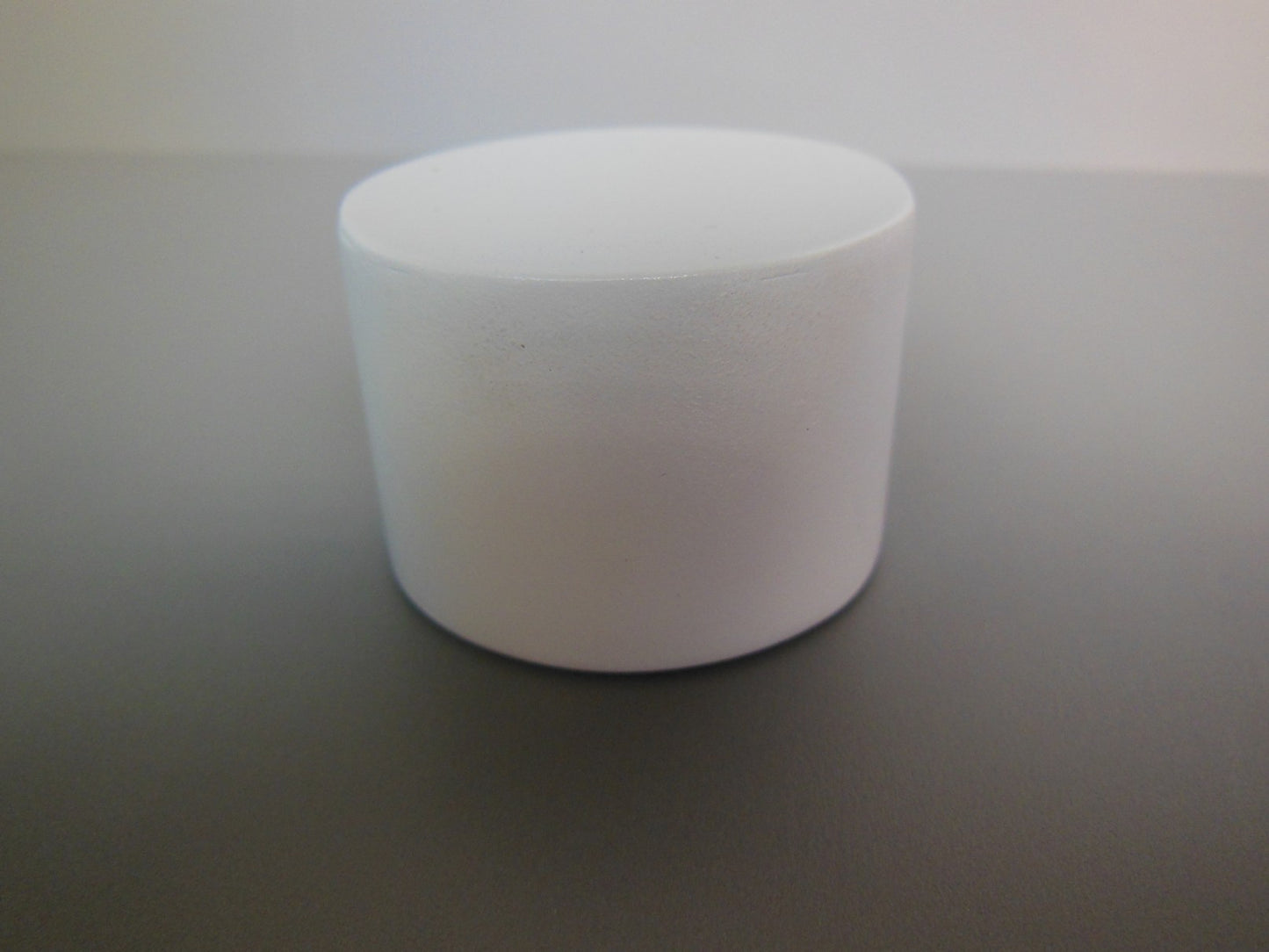 Barrel Side Table in White
