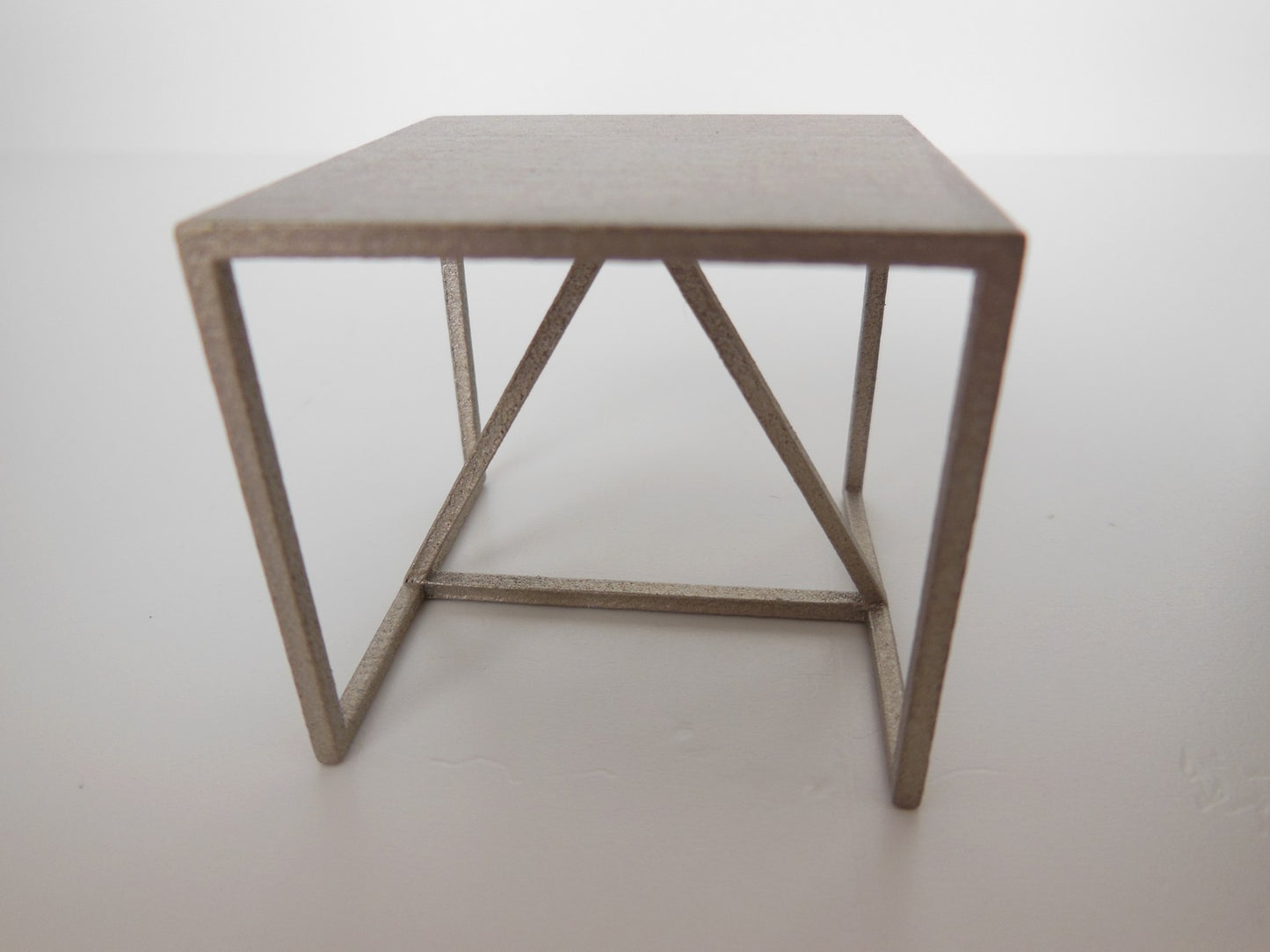 Strut Side Table in Champagne