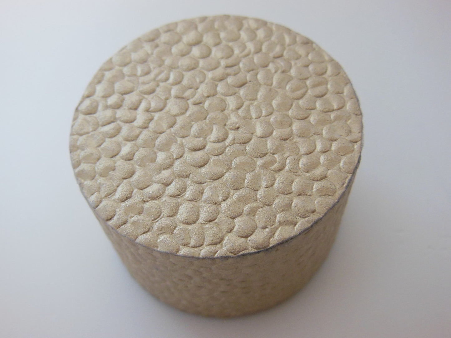 Gold Pebble Round Drum Table