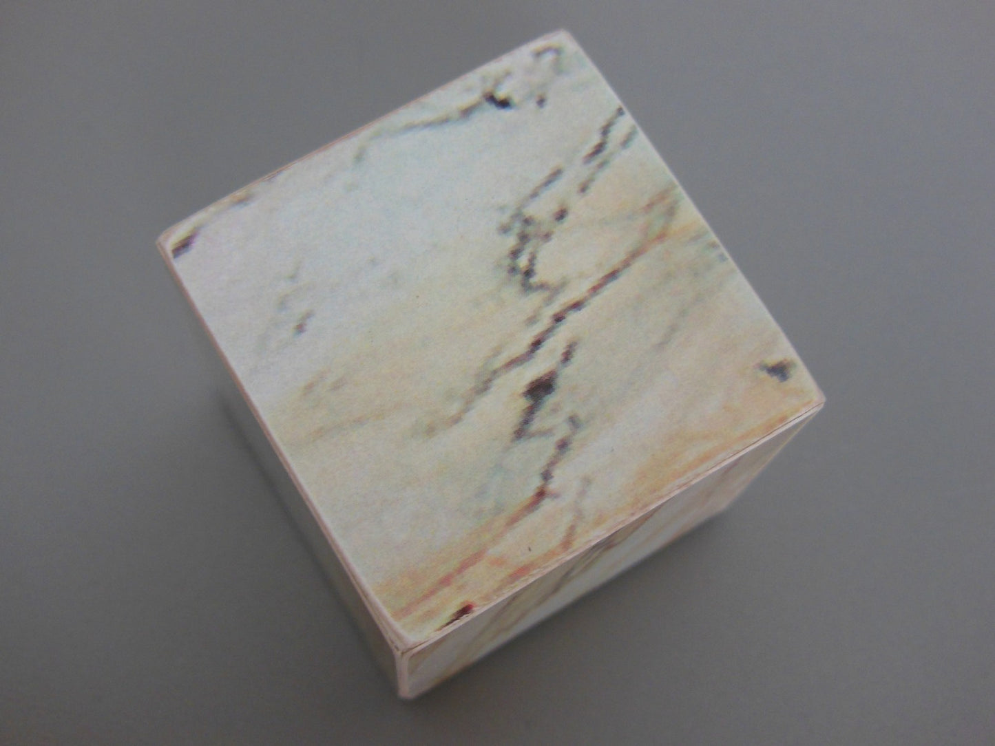Marble Square Cube Table