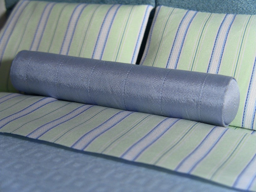 Light Blue Long Bolster Pillow