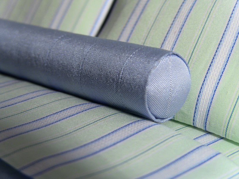 Light Blue Long Bolster Pillow