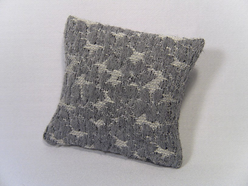 Blue / Cream Large Square Pillow