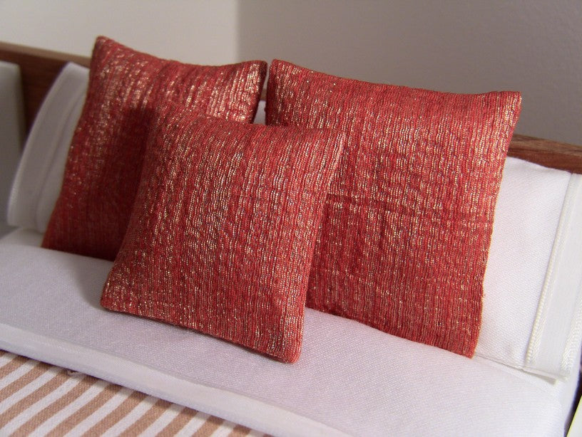 Mandarin Metallic Large Square Pillow