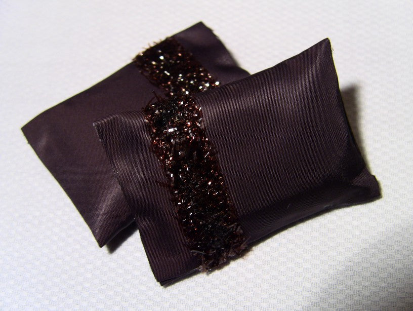 Plum Frill Medium Rectangle Pillow