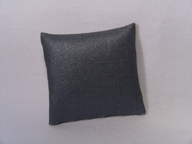 Metallic Blue Medium Square Pillow