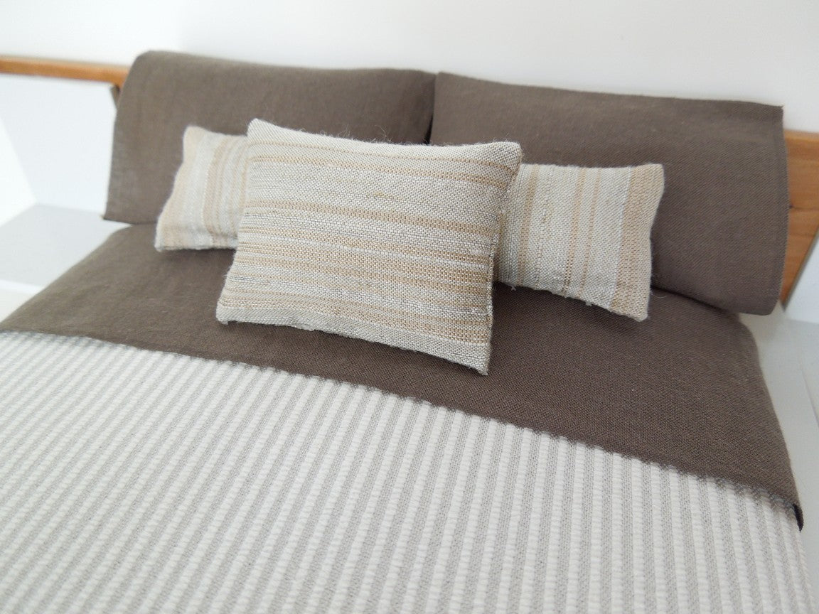 Cream Striped Duvet