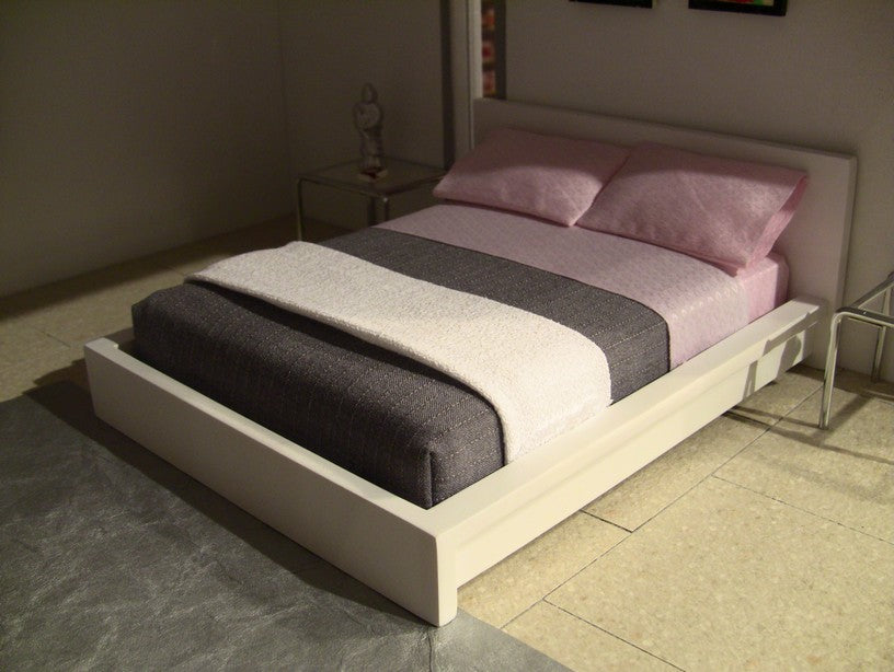 Dark Grey / Pink Dash Stripe Duvet