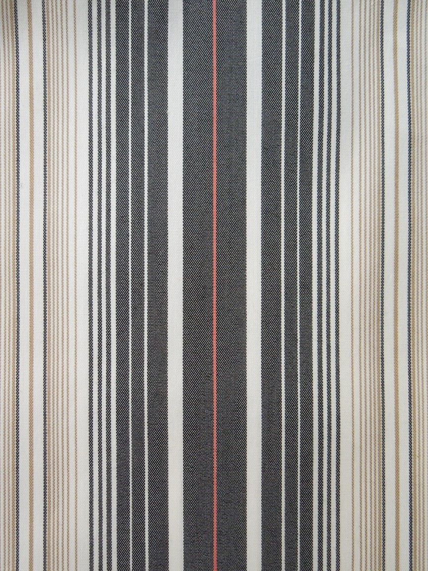 Gray / White / Red Striped Duvet