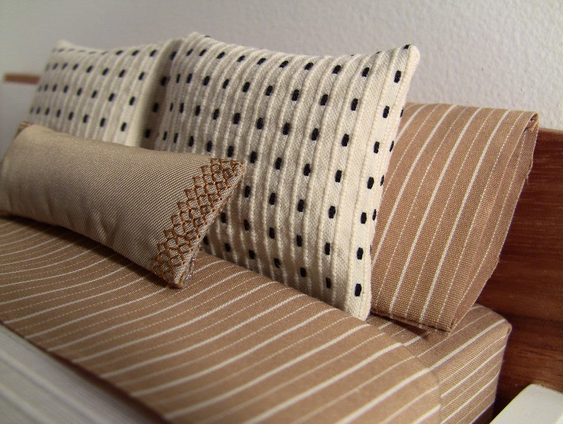 Khaki Stripe Sheet Set