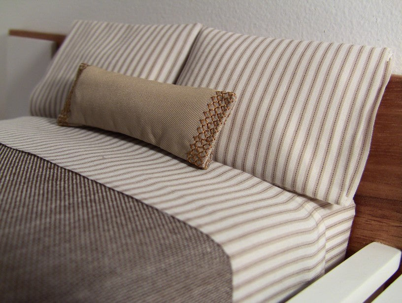 Taupe Stripe Sheet Set