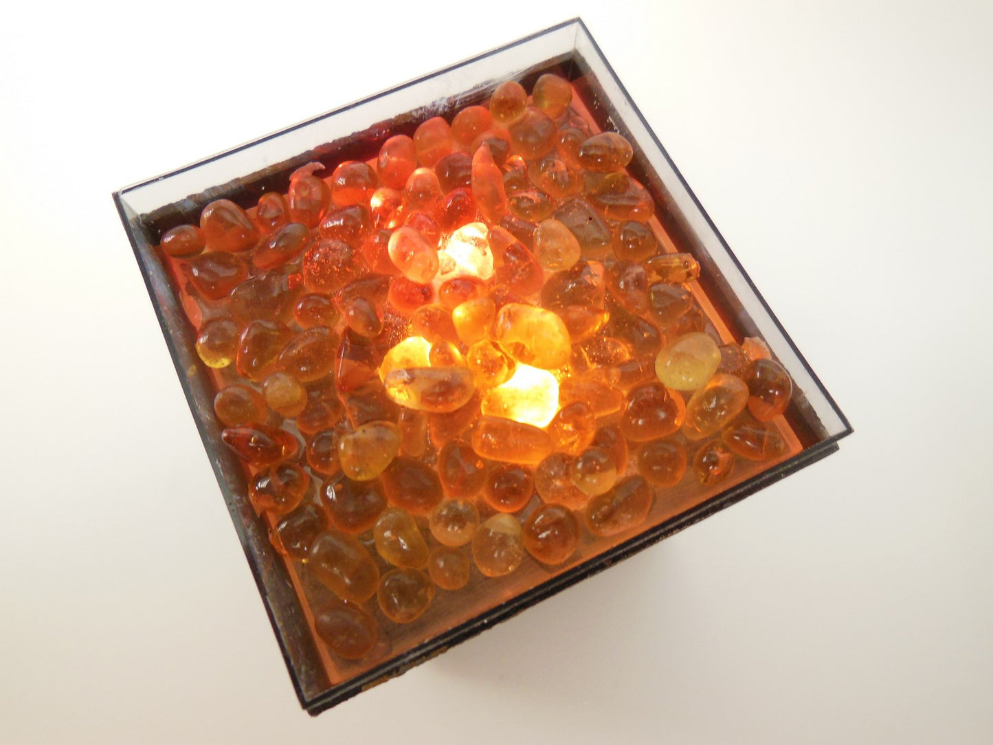 Tall Outdoor Fire Pit in Rust