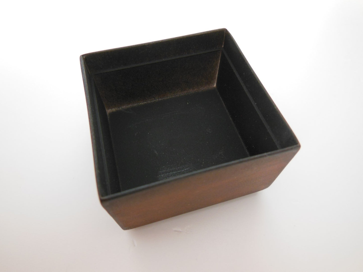 Short Square Rust Pot