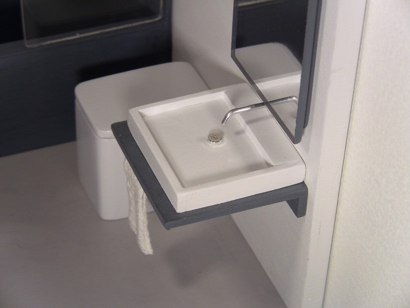 Single Vanity Bath Unit with Tub/Shower and Toilet