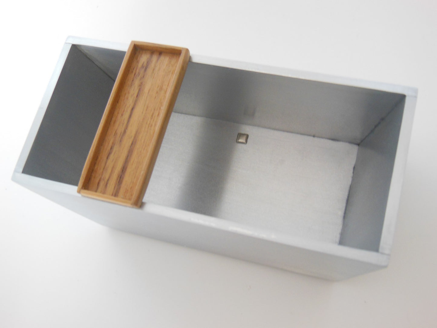 Adagio Aluminum Tub with Teak Spigot