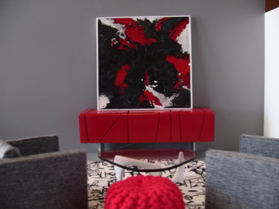Cole Entertainment Console in Red