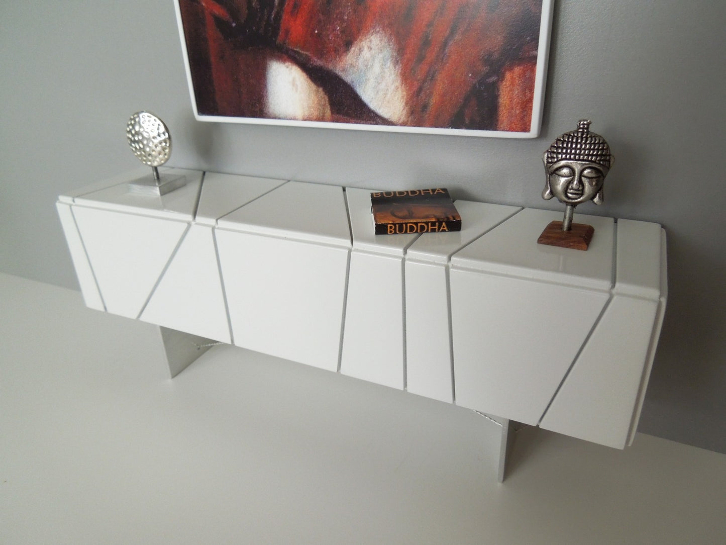 Cole Entertainment Console in White