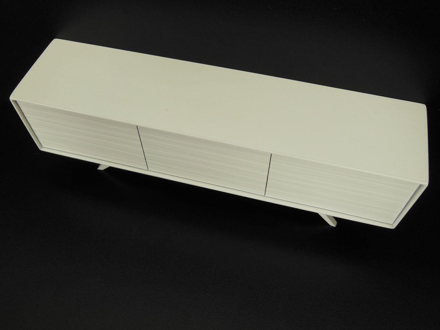 Emerson 3 Door Console in White