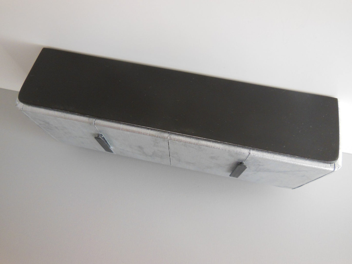 Tiburon Console in Silver/Espresso