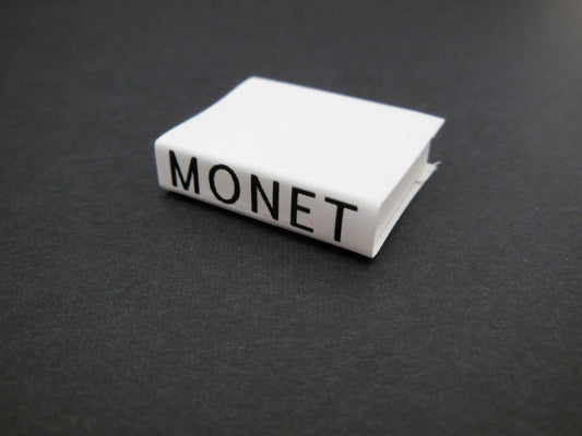 Monet Art Book with White Cover