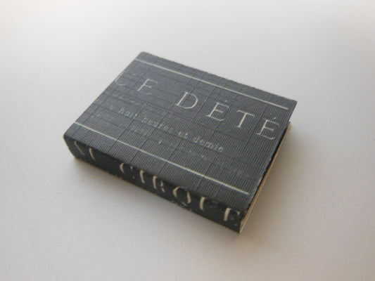 Black French Writing Covered Book