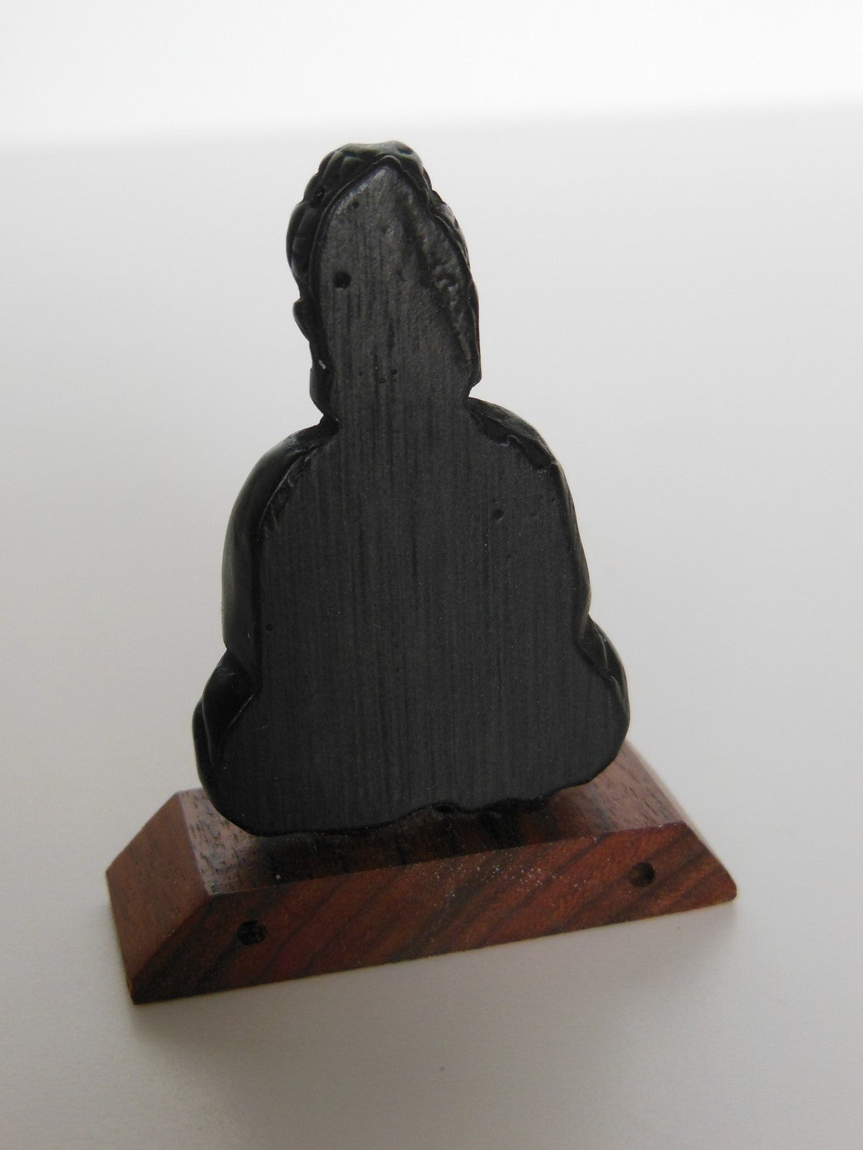Buddha Statue on Angled Wood Base