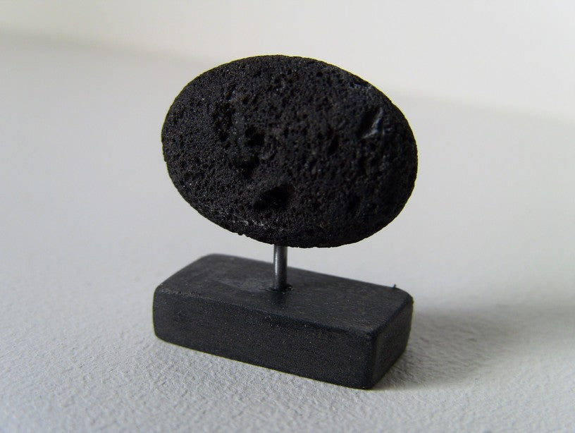 Lava Rock Horizontal on Black Base