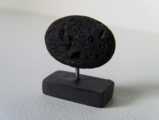 Lava Rock Horizontal on Black Base