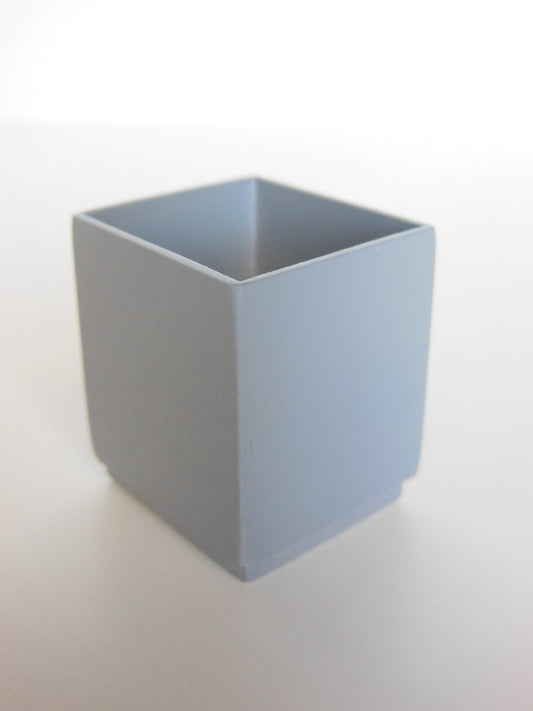Gray Trash Can
