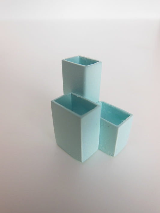 Blue Trio Vases