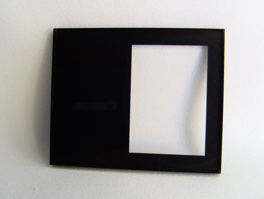 Picture Frame Blank - Offset Black