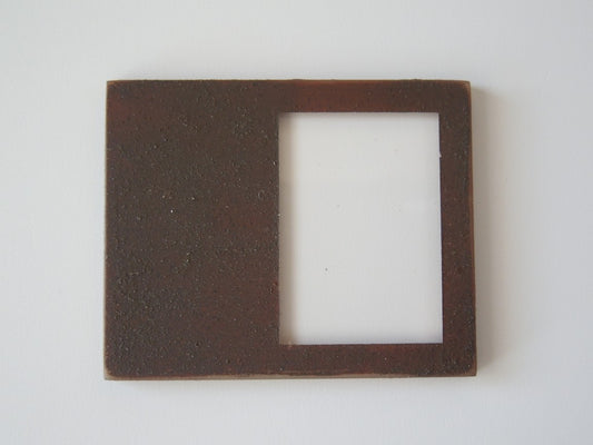 Picture Frame Blank - Offset Large Rust