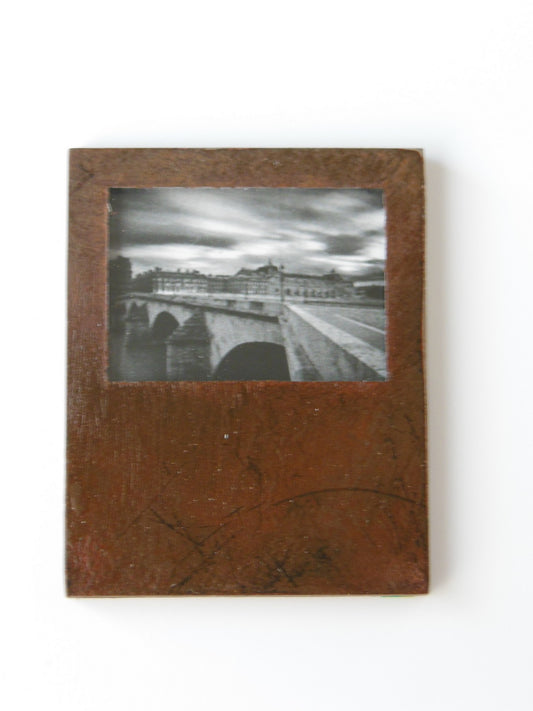 Rust Framed Bridge Print