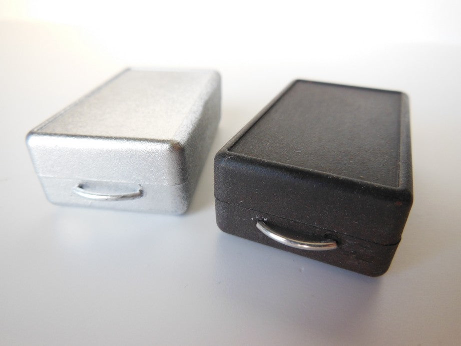 Rectangle Storage Box with Handle - Black Steel Finish