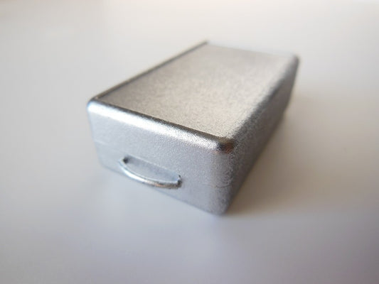 Rectangle Storage Box with Handle - Vintage Metal Finish