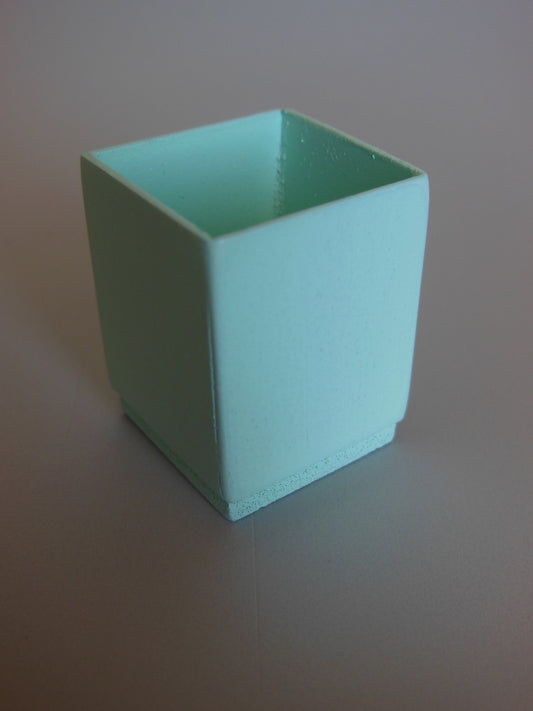 Light Blue Trash Can