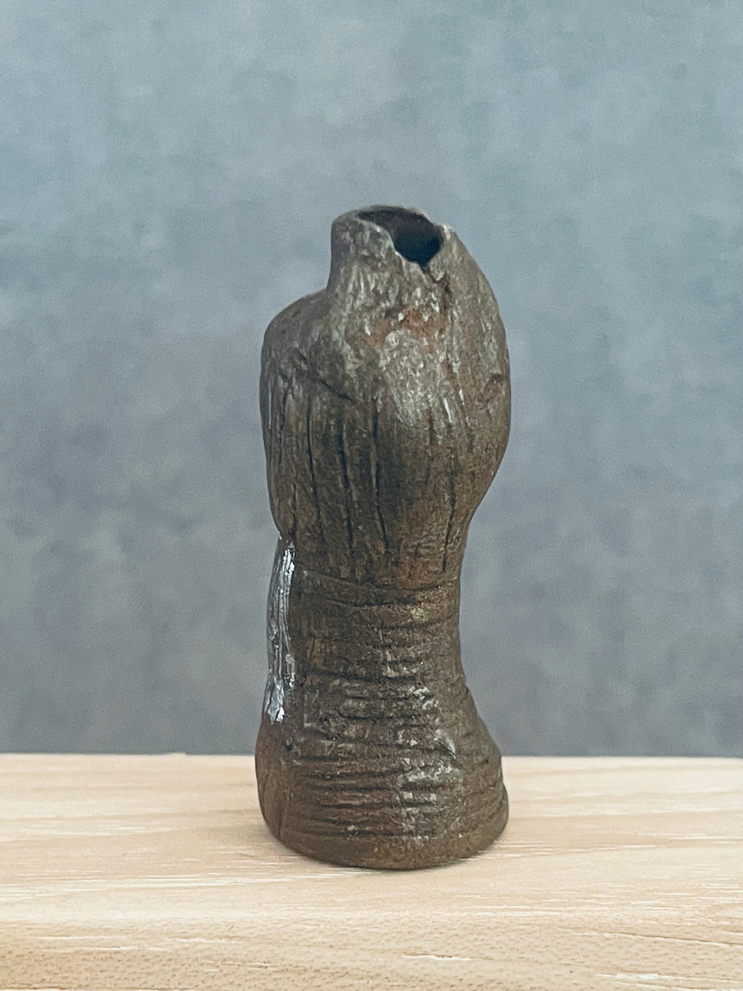 Canyon Tall Vase with Silver Detail