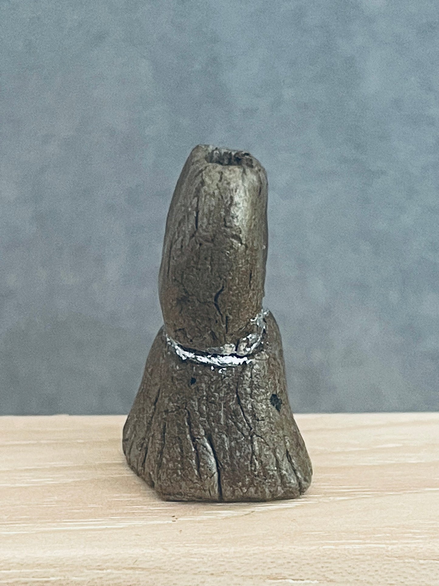 Canyon Medium Vase with Silver Detail