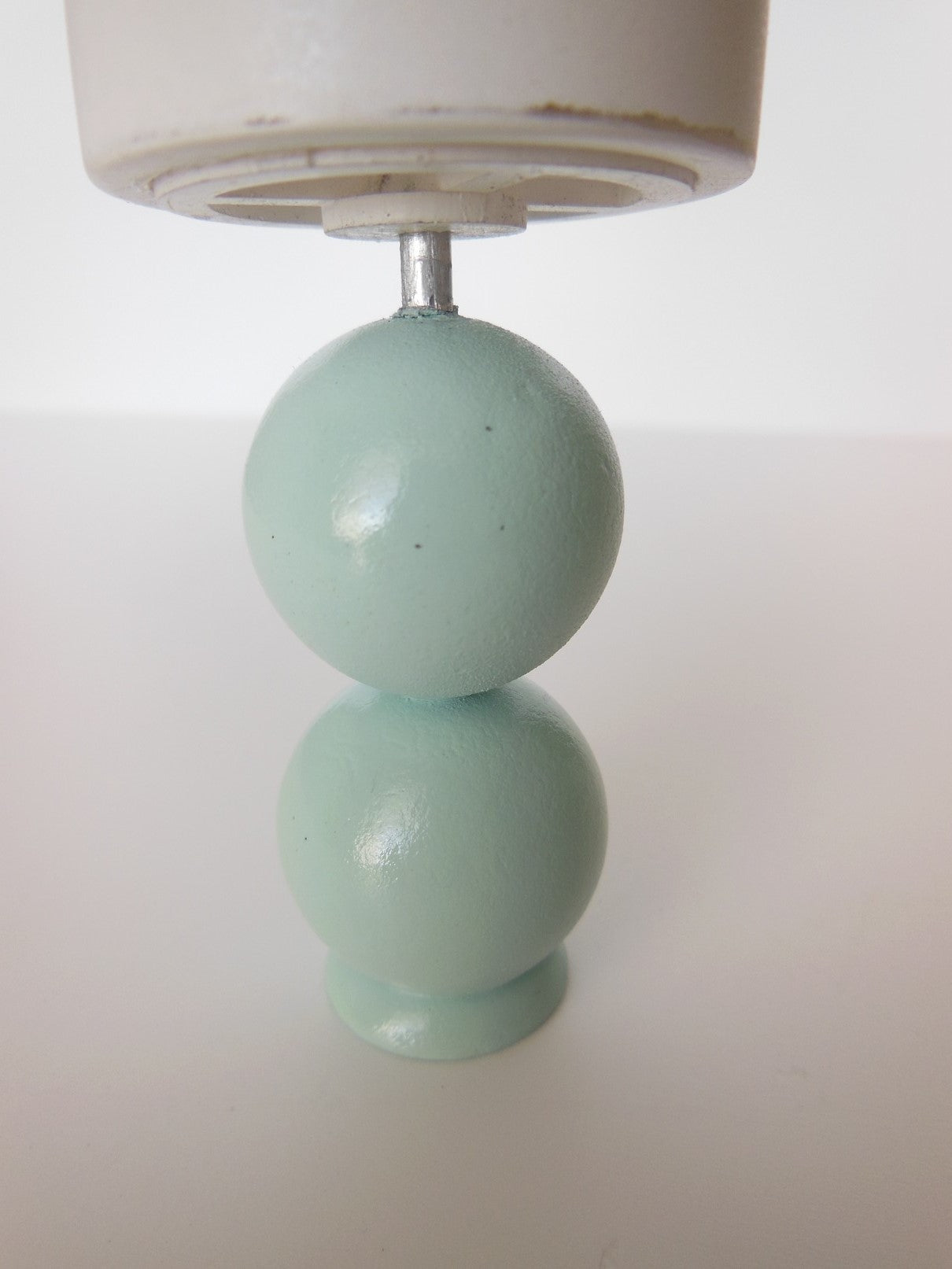 Chloe Blue Table Lamp with White Shade