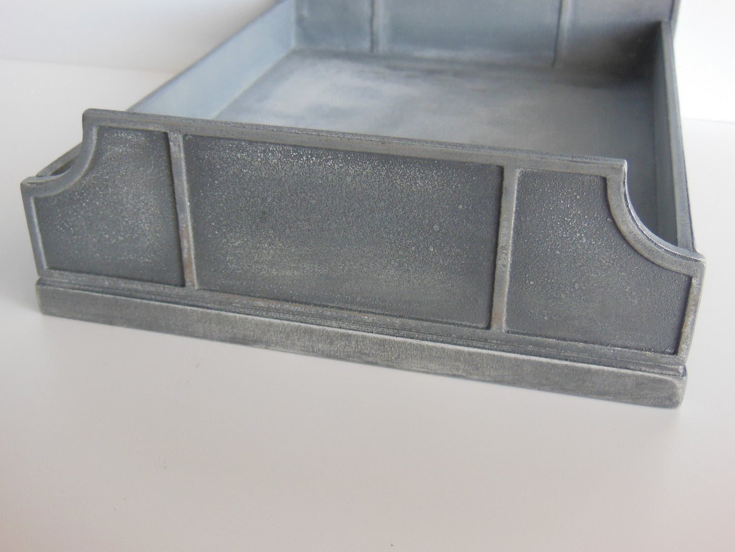 Cortina Bed in Aged Silver