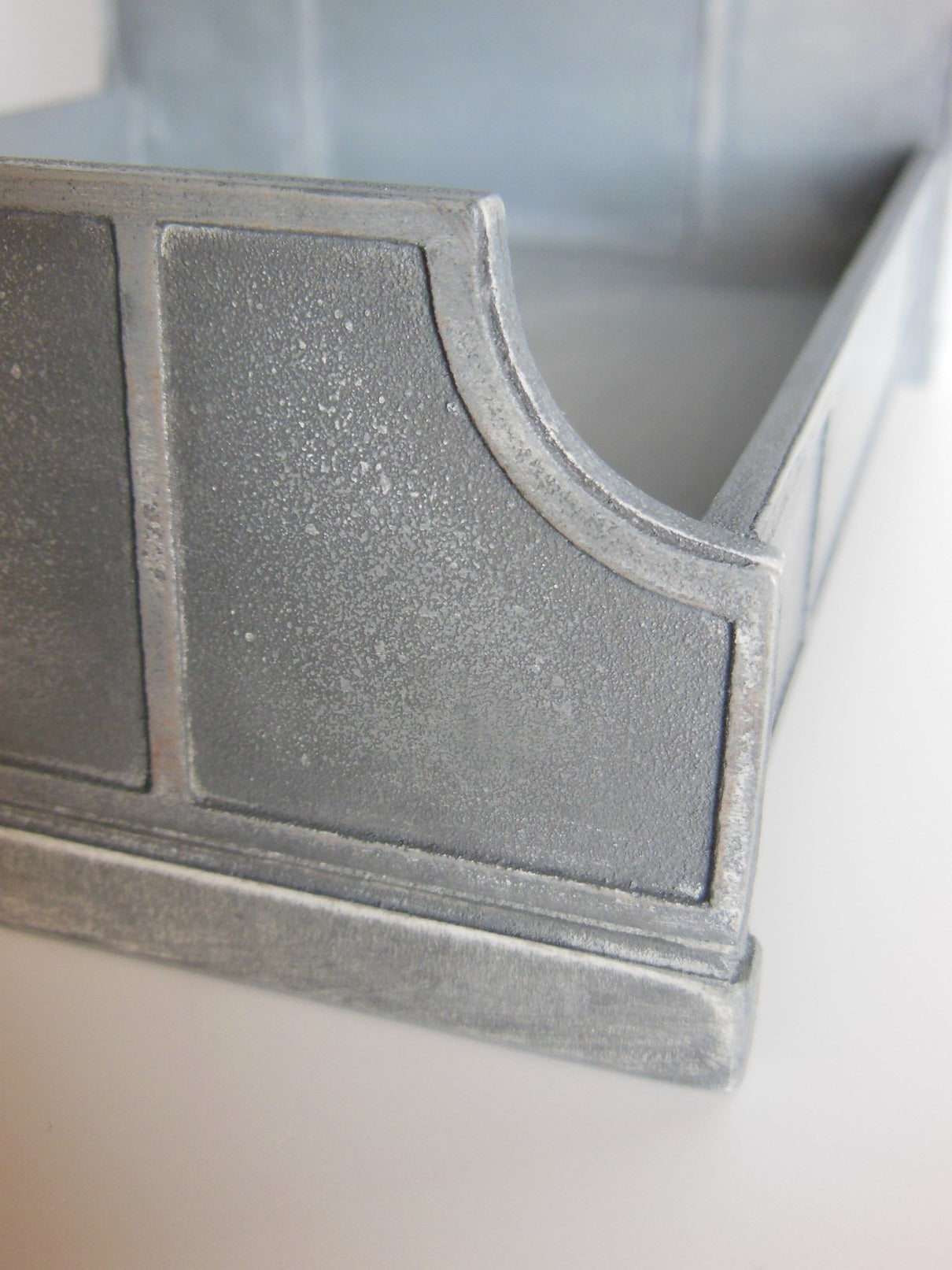 Cortina Bed in Aged Silver