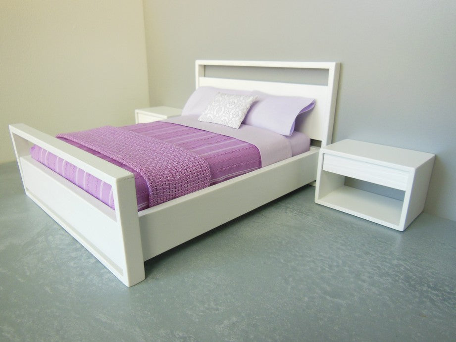 Dormi Bed High in White