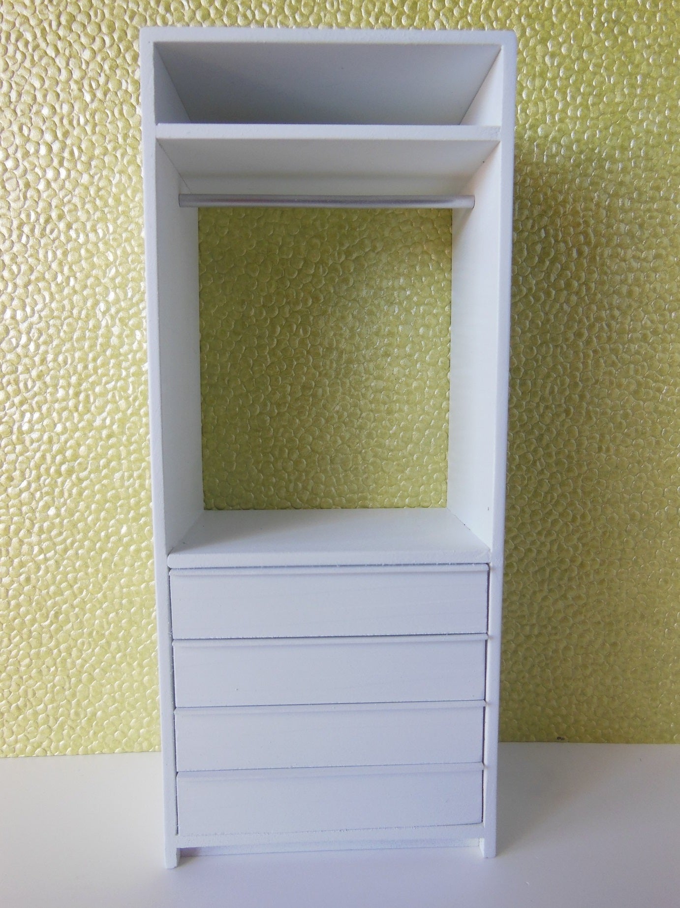 Arvo Narrow Wardrobe with 4 Drawers