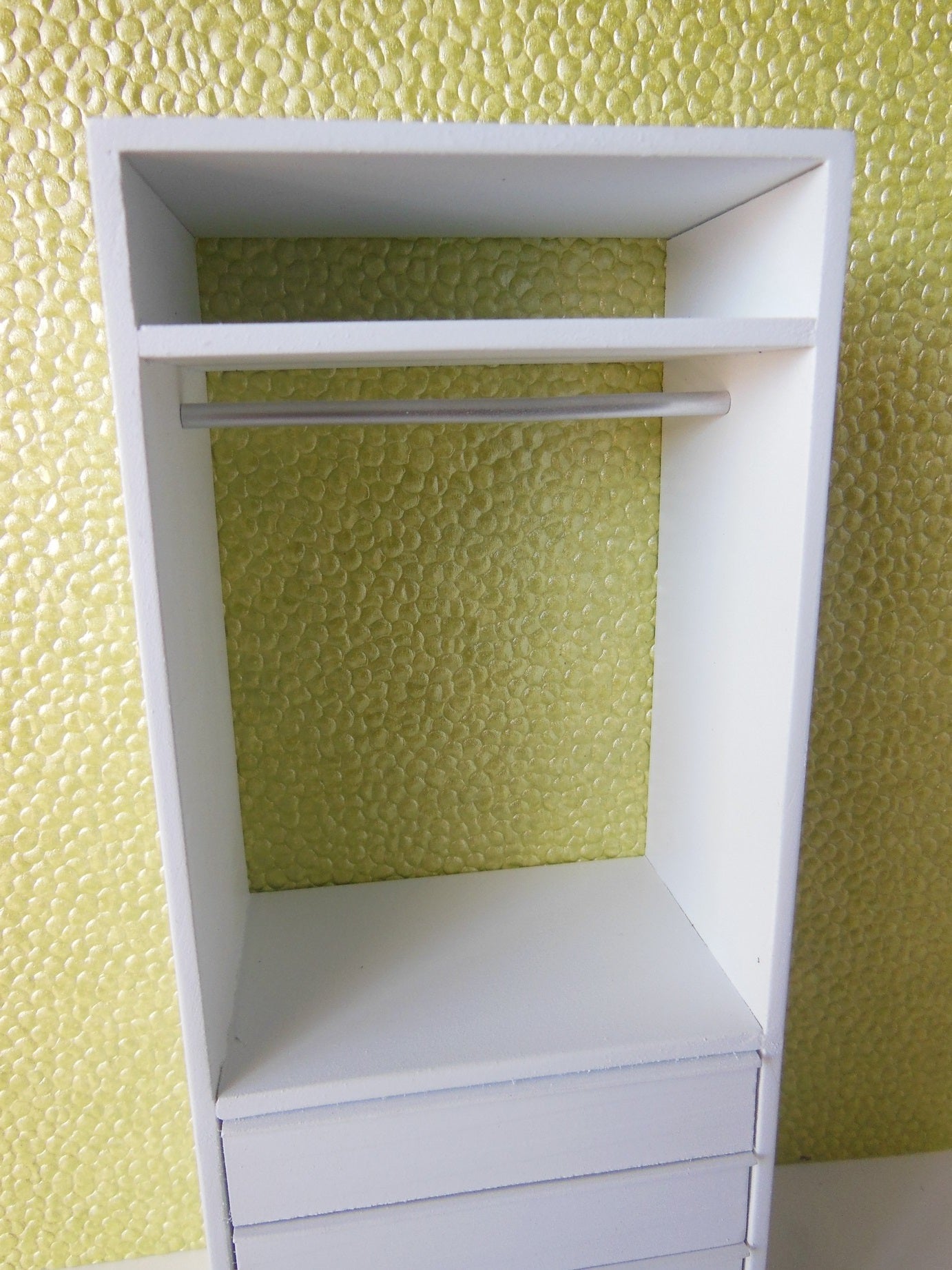 Arvo Narrow Wardrobe with 4 Drawers