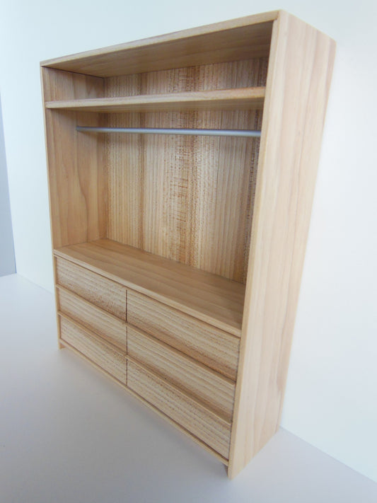 Arvo Wardrobe with 6 Drawers