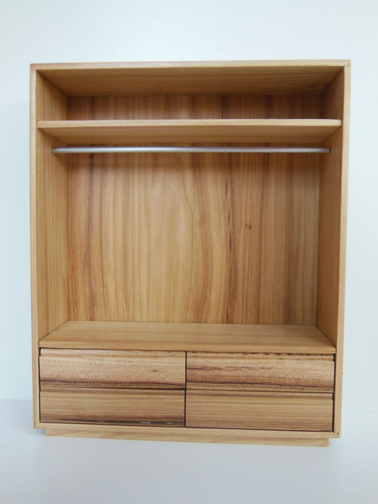 Arvo Wardrobe with 4 Drawers