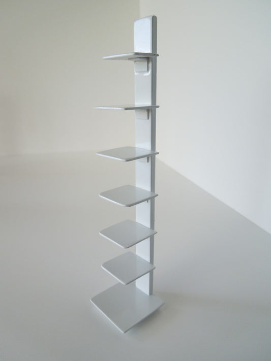 Tower Bookcase in White
